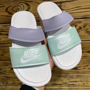 nike benassi duo ultra slide purple